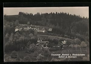 Ansichtskarte Unterägeri, Sanatorium Adelheid und Kinderheilstätte Heimeli