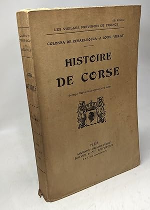 Seller image for Histoire de Corse - Les vieilles provinces de France for sale by crealivres