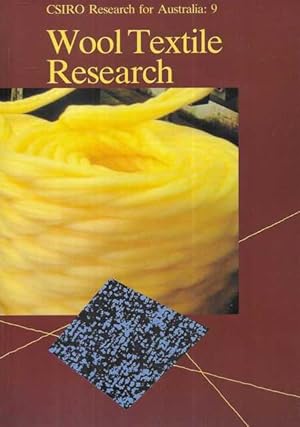 Seller image for Wool Textile Research [CSIRO Research for Australia 9] for sale by Leura Books