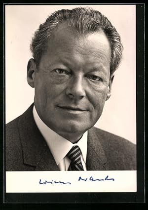 Bild des Verkufers fr Ansichtskarte Bundeskanzler Willy Brandt zum Verkauf von Bartko-Reher