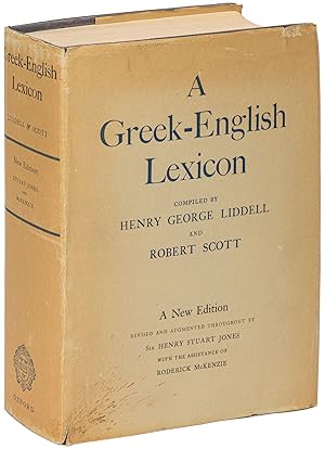 Seller image for A Greek-English Lexicon. Ninth Edition for sale by Between the Covers-Rare Books, Inc. ABAA