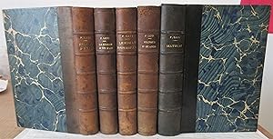 Lot de 5 ouvrages de 1887 à 1893 : Propos d'Exil (1887) - Le Roman d'un Spahi (1888) - Le Roman d...