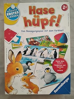 Hase hüpf! - Bewegungsspiel mit dem Fußball [Legespiel]. Spielend erstes Lernen. Achtung: Nicht g...