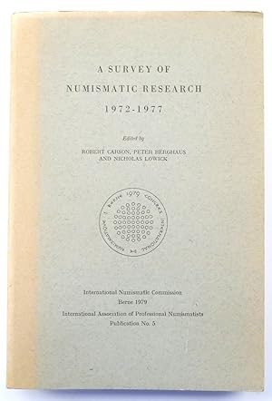 Seller image for A Survey of Numismatic Research:1972-1977: Publication No.5 for sale by PsychoBabel & Skoob Books