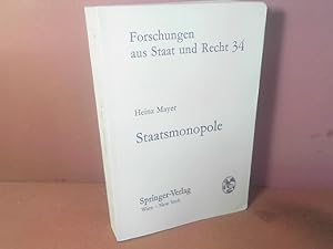 Staatsmonopole. (= Forschungen aus Staat und Recht, Band 34).