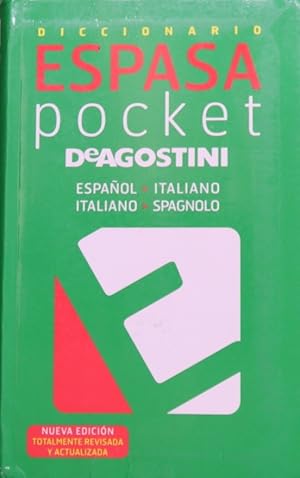 Immagine del venditore per Diccionario Espasa pocket DeAgostini espaol-italiano, italiano-spagnolo venduto da Librera Alonso Quijano