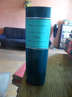Le role de la mer dans la poesie latine. Private Fotokopie der Ausgabe Lyon 1935, professionell g...