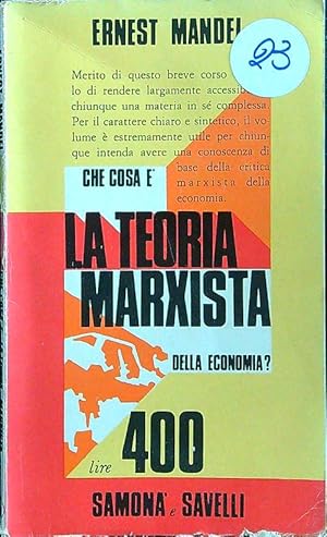 Imagen del vendedor de Che cosa e' la teoria marxista della economia? a la venta por Librodifaccia