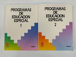 Seller image for Programas de educacin especial 1 y 2. for sale by TraperaDeKlaus