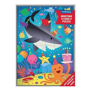 Seller image for Shark Party Greeting Card Puzzle for sale by CitiRetail