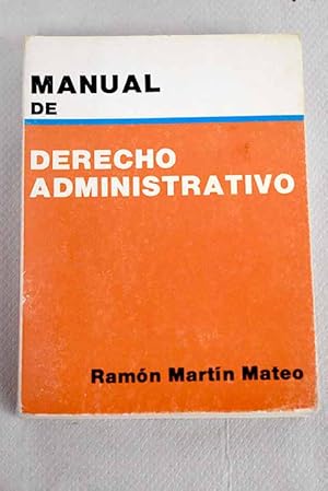 Imagen del vendedor de Manual de derecho administrativo a la venta por Alcan Libros