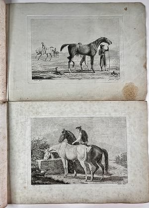 Seller image for Horses after Jacques Laurent Agasse by Nicolas SCHENKER for sale by Apple Boutique, Drawings, Prints & Books