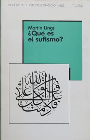 Bild des Verkufers fr Qu es el sufismo? zum Verkauf von Librera Alonso Quijano