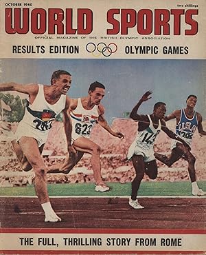 Imagen del vendedor de WORLD SPORTS OCTOBER 1960 - RESULTS EDITION OLYMPIC GAMES a la venta por Sportspages