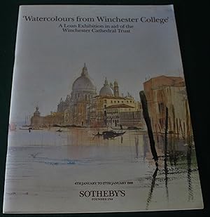 Watercolours from Winchester College. A Loan Exhibition in Aid of the Winchester Cathedral Trust....