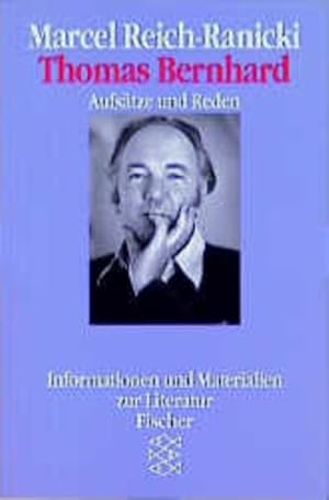 Bild des Verkufers fr Thomas Bernhard: Aufstze und Reden zum Verkauf von Antiquariat Armebooks