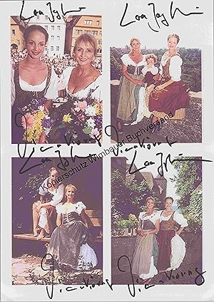 8x Original Autogramm Lara Joy Körner & Diana Körner /// Autograph signiert signed signee