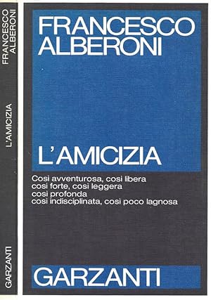 Immagine del venditore per L'amicizia venduto da Biblioteca di Babele