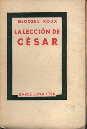 LA LECCIÓN DE CÉSAR.