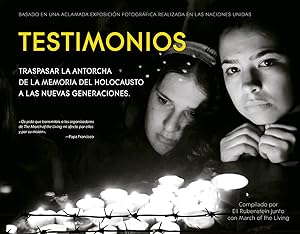 Seller image for TESTIMONIOS Traspasar la antorcha del holocausto a las nuevas generaciones for sale by Imosver