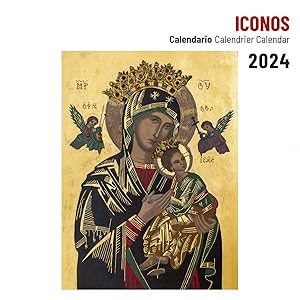 Calendario 2024 mesa iconos