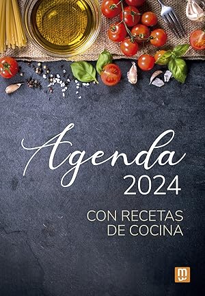 Agenda 2024 con recetas de cocina