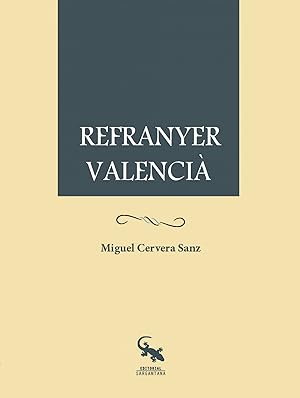 Seller image for Refranyer valencia for sale by Imosver