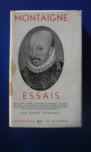 Edição: Ensaios, Vol. II, de Montaigne (pref. Albert Thibaudet