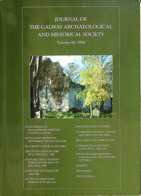 Image du vendeur pour Journal of the Galway Archaeological and Historical Society, Volume 60: 2008 mis en vente par Kennys Bookstore