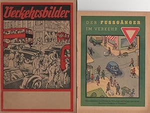 Bild des Verkufers fr Verkehrsbilder. Eine Lehrfibel zum Erlernen d. Verkehrsregeln u. zum Bestehen d. Prfung. Beiliegend: Der Fugnger im Verkehr. 8 S., mit farbigen Abb. zum Verkauf von Brbel Hoffmann