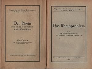 Seller image for Der Rhein und seine Funktionen in der Geschichte. (Flugschriften der Rheinischen Zentrumspartei ; 2,1). + Dessauer: Das Rheinproblem. (Flugschriften d. Rhein. Zentrumspartei ; Folge 2, H. 3). for sale by Brbel Hoffmann