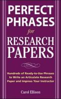 Bild des Verkufers fr McGraw-Hill s Concise Guide to Writing Research Papers zum Verkauf von moluna