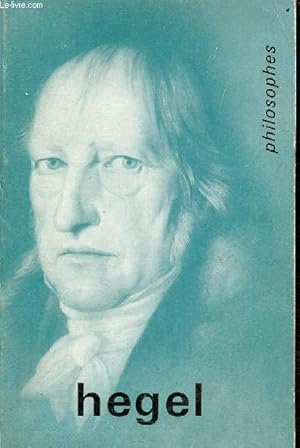 Imagen del vendedor de Hegel - Collection sup philosophes. a la venta por Le-Livre