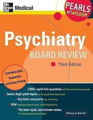 Bild des Verkufers fr Psychiatry Board Review: Pearls of Wisdom, Third Edition zum Verkauf von moluna