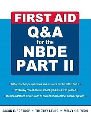 Seller image for First Aid Q&A for the Nbde Part II for sale by moluna