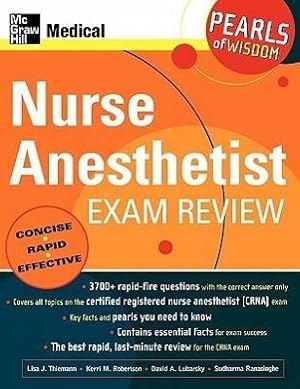 Seller image for Nurse Anesthetist Exam Review: Pearls of Wisdom for sale by moluna