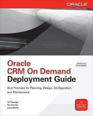 Immagine del venditore per Oracle Crm on Demand Deployment Guide venduto da moluna