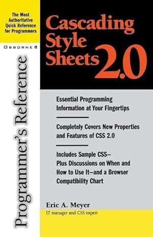 Imagen del vendedor de Cascading Style Sheets 2.0: Programmer\ s Reference a la venta por moluna
