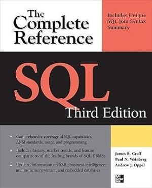 Immagine del venditore per SQL the Complete Reference, 3rd Edition venduto da moluna