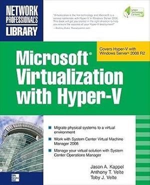 Immagine del venditore per Microsoft Virtualization with Hyper-V: Manage Your Datacenter with Hyper-V, Virtual Pc, Virtual Server, and Application Virtualization venduto da moluna