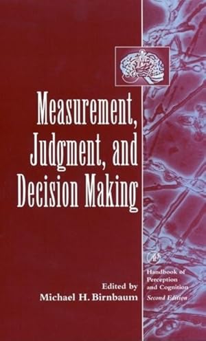 Seller image for MEASUREMENT JUDGMENT & DECISIO for sale by moluna