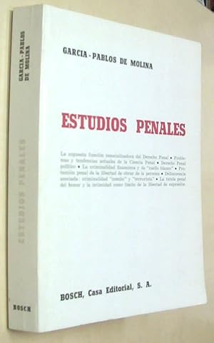 Seller image for Estudios penales for sale by Librera La Candela