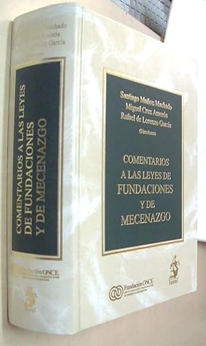 Imagen del vendedor de Comentarios a las leyes de fundaciones y de mecenazgo a la venta por Librera La Candela
