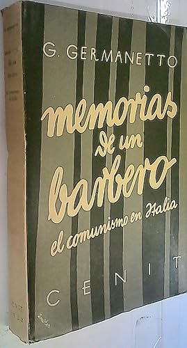 Immagine del venditore per Memorias de un barbero. El comunismo en Italia venduto da Librera La Candela