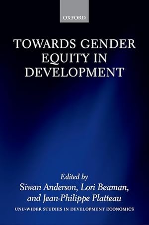 Immagine del venditore per Towards Gender Equity in Development venduto da moluna