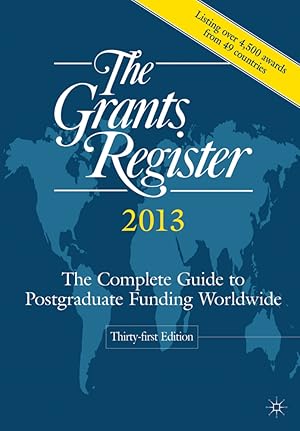 Immagine del venditore per The Grants Register 2013 venduto da moluna