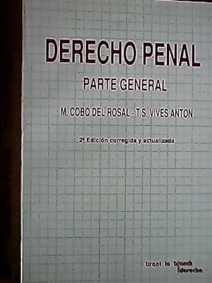 Seller image for Derecho penal. Parte general for sale by Librera La Candela