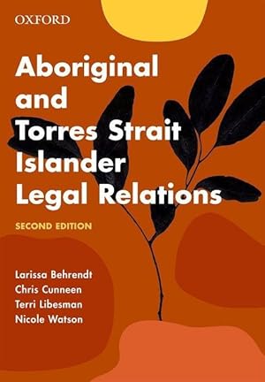 Seller image for Aboriginal and Torres Strait Islander Legal Relations for sale by moluna