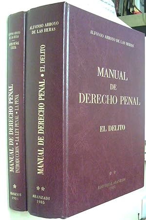 Seller image for Manual de derecho penal. 2 tomos for sale by Librera La Candela
