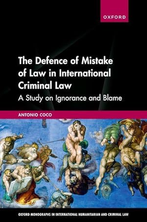 Bild des Verkufers fr The Defence of Mistake of Law in International Criminal Law zum Verkauf von moluna